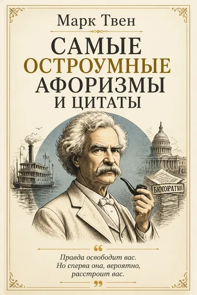 Самые остроумные афоризмы и цитаты — обложка книги