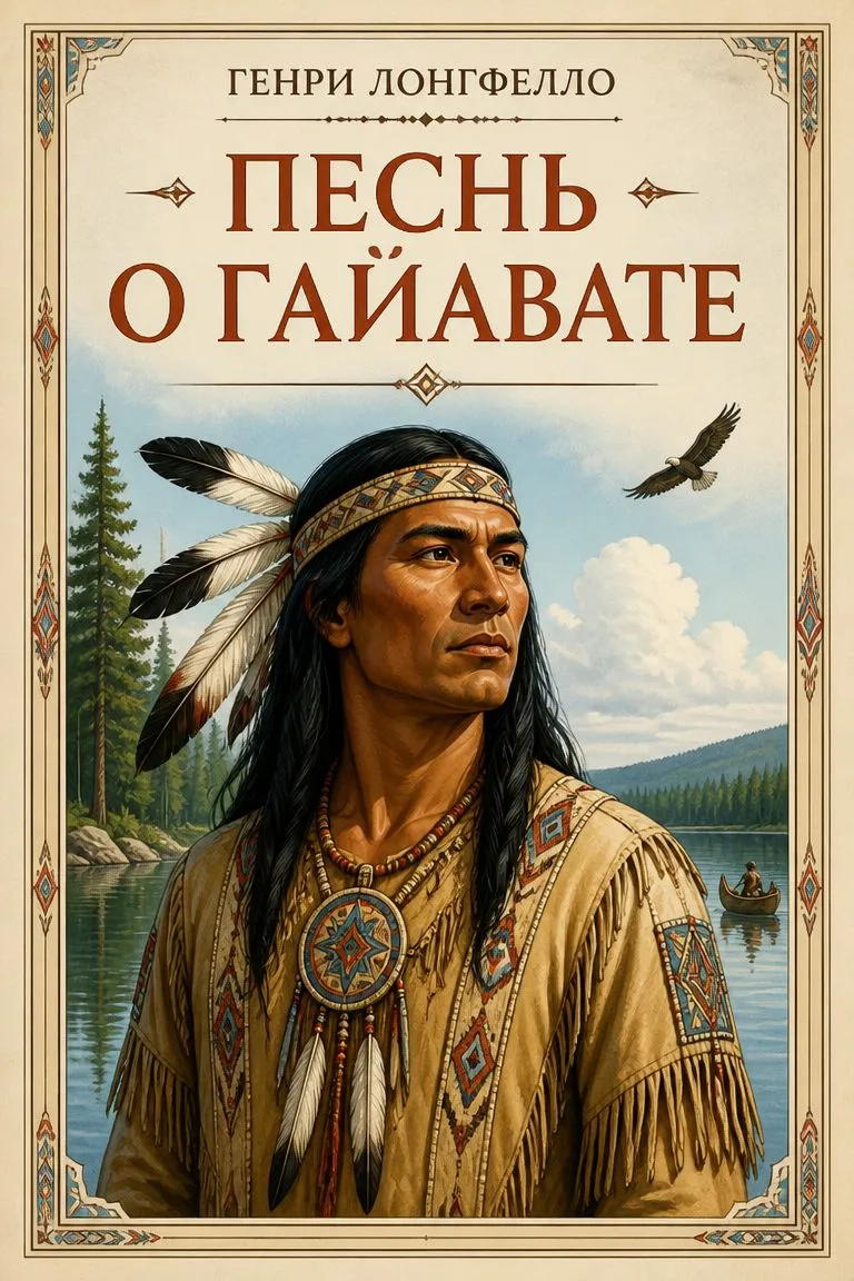 Песнь о Гайавате — обложка книги