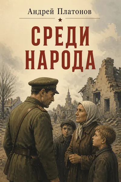 Среди народа — обложка книги