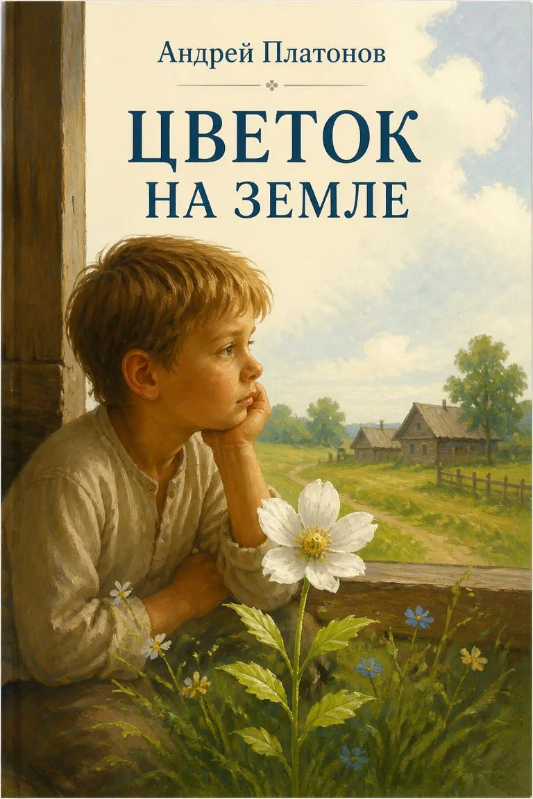 Цветок на земле — обложка книги