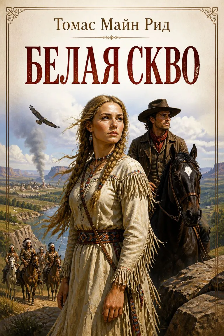 Белая скво — обложка книги