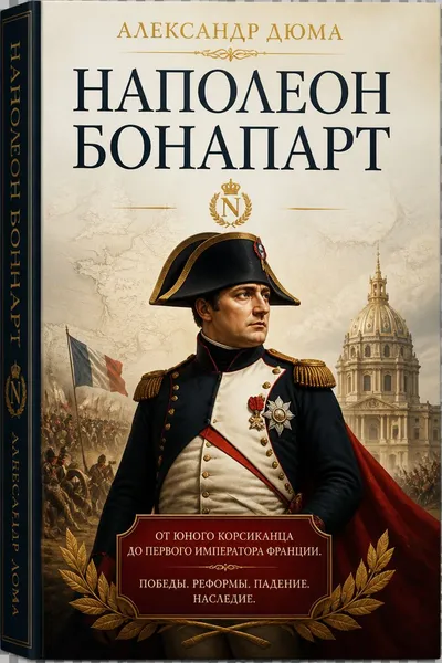 Наполеон Бонапарт — обложка книги