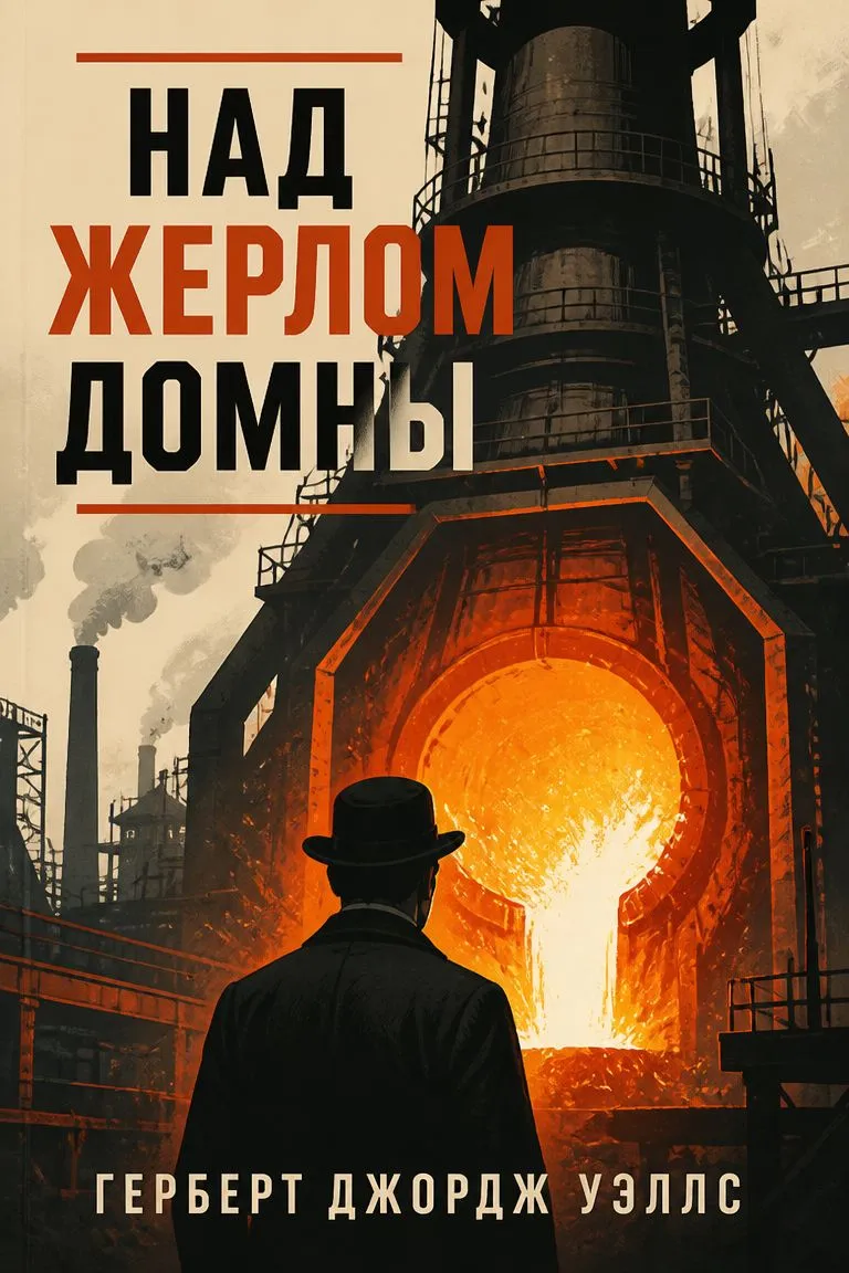 Над жерлом домны — обложка книги