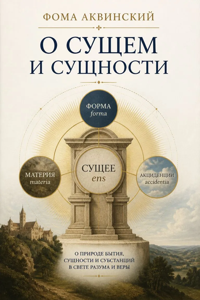 О сущем и сущности — обложка книги