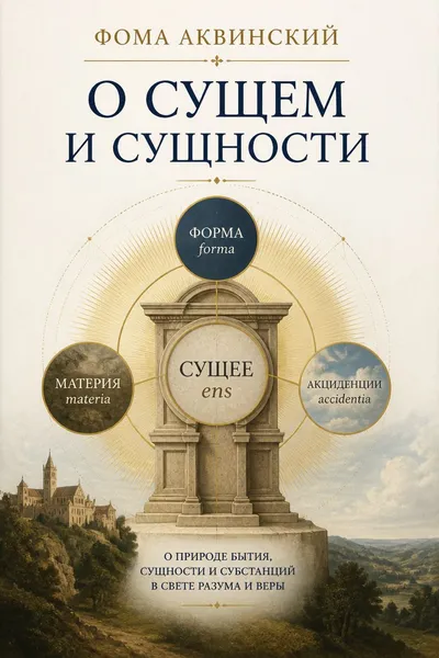 О сущем и сущности — обложка книги