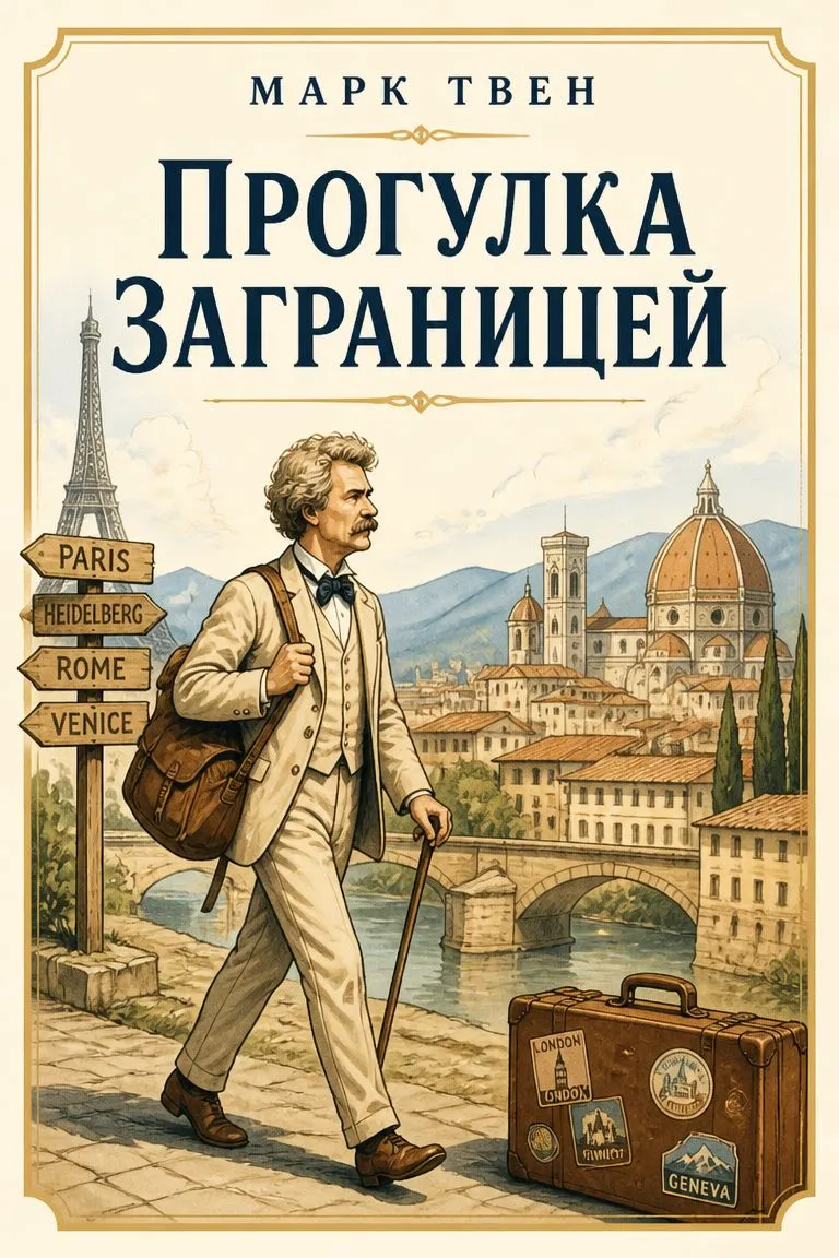 Прогулка заграницей — обложка книги