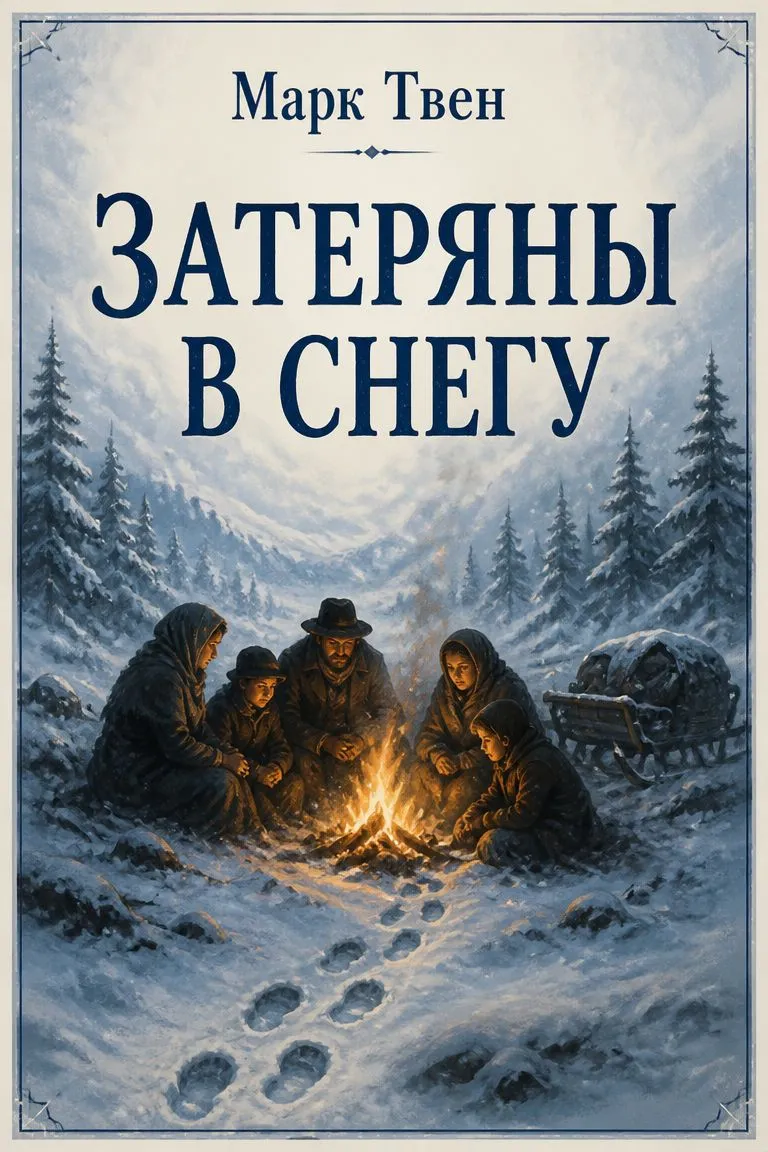 Затеряны в снегу — обложка книги