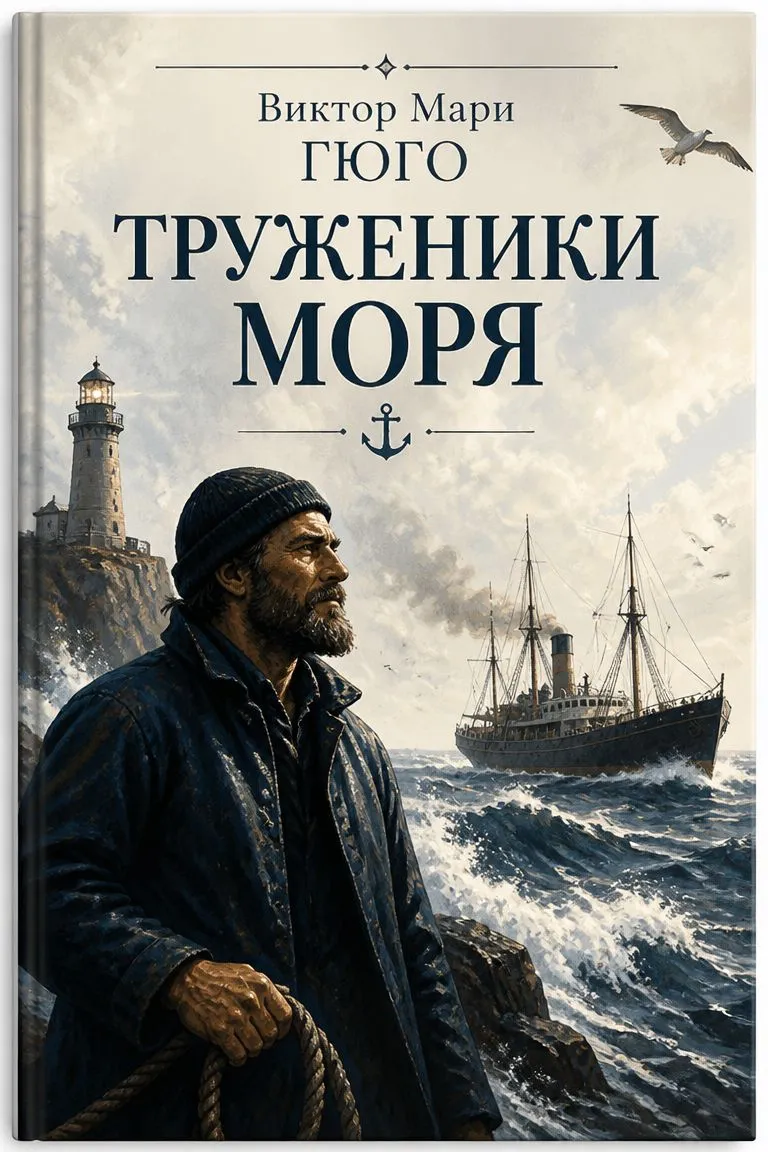 Труженики моря — обложка книги