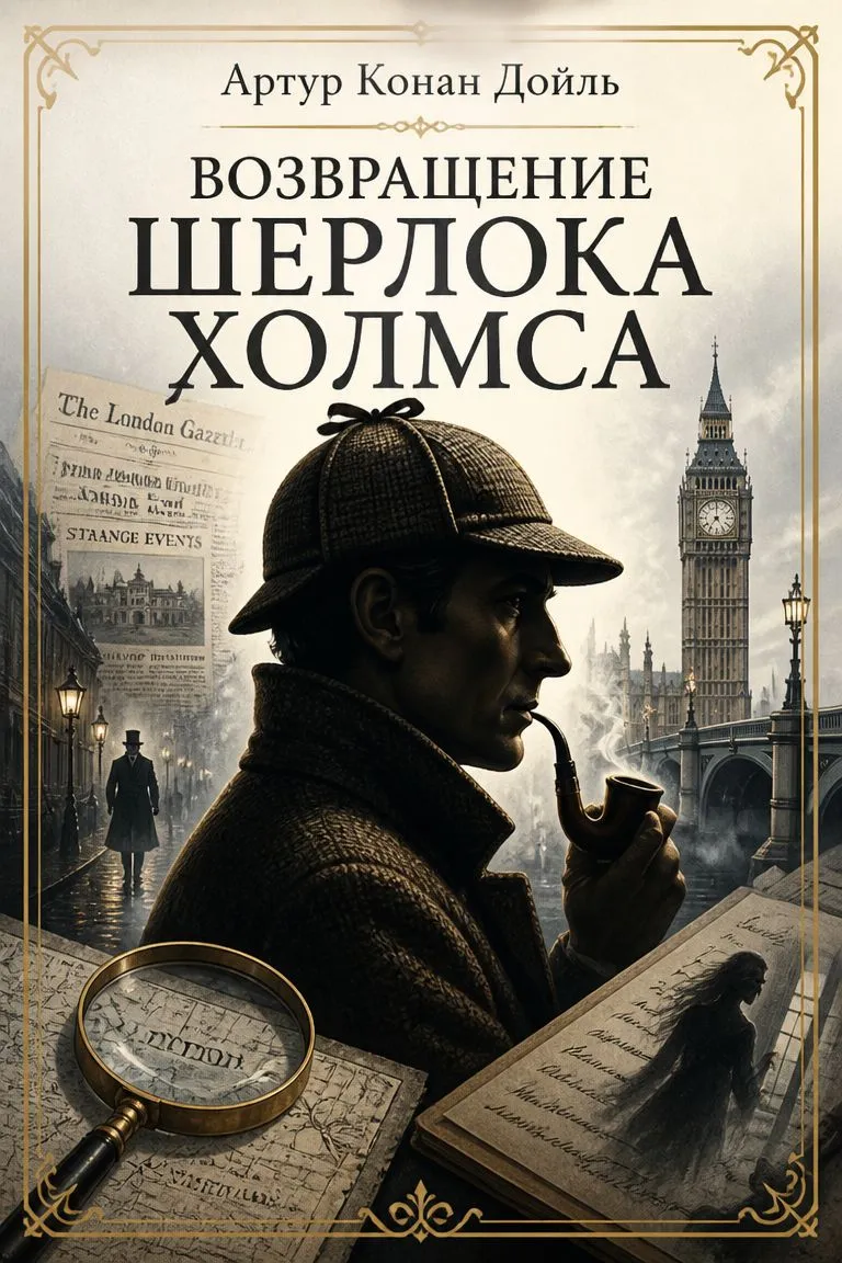Возвращение Шерлока Холмса — обложка книги