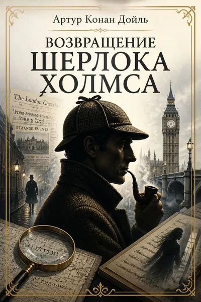 Возвращение Шерлока Холмса — обложка книги