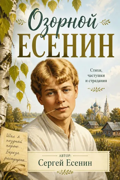Озорной Есенин — обложка книги