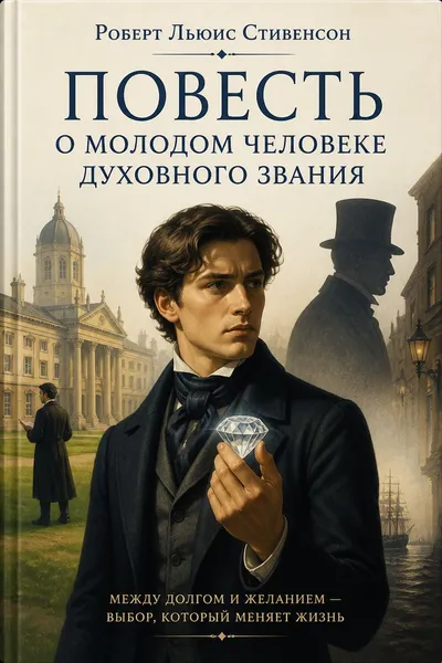 Повесть о молодом человеке духовного звания — обложка книги