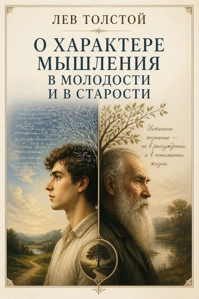О характере мышления в молодости и в старости — обложка книги