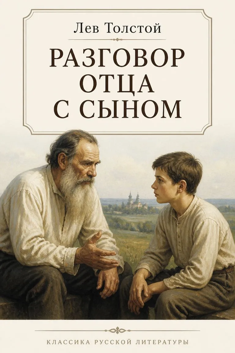 Разговор отца с сыном — обложка книги