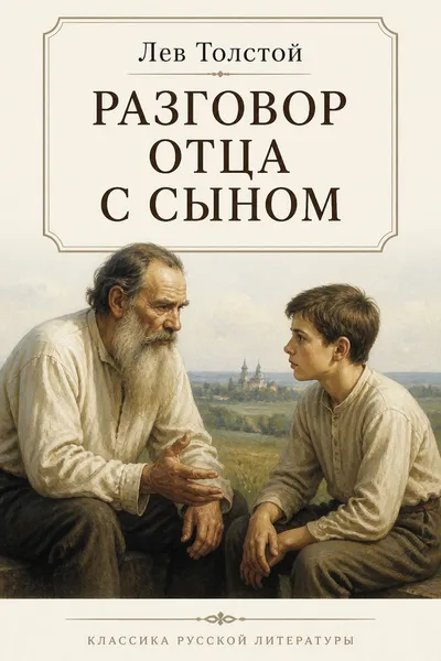 Разговор отца с сыном — обложка книги