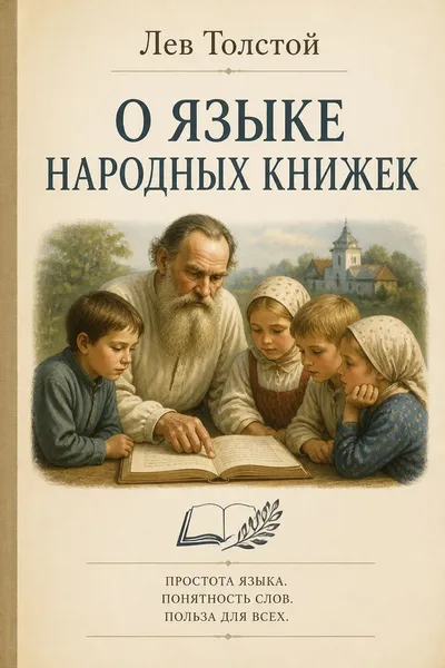 О языке народных книжек — обложка книги