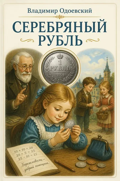 Серебряный рубль — обложка книги