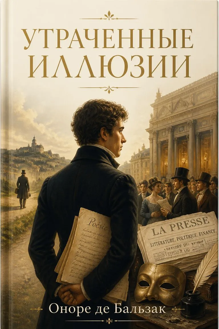 Утраченные иллюзии — обложка книги