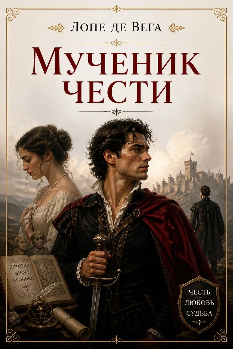 Мученик чести — обложка книги