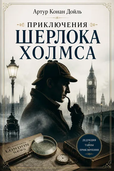 Приключения Шерлока Холмса — обложка книги