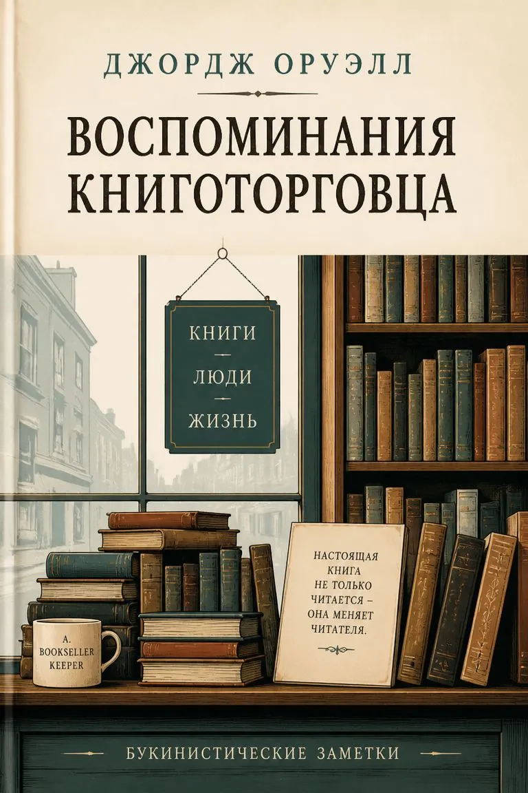 Воспоминания книготорговца — обложка книги