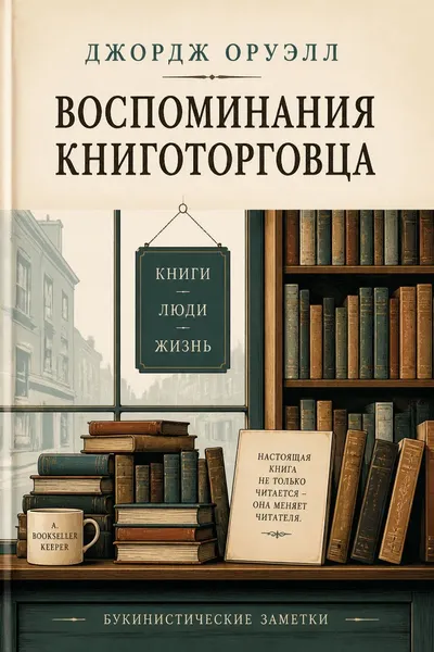 Воспоминания книготорговца — обложка книги