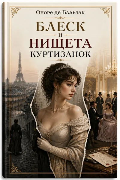 Блеск и нищета куртизанок — обложка книги