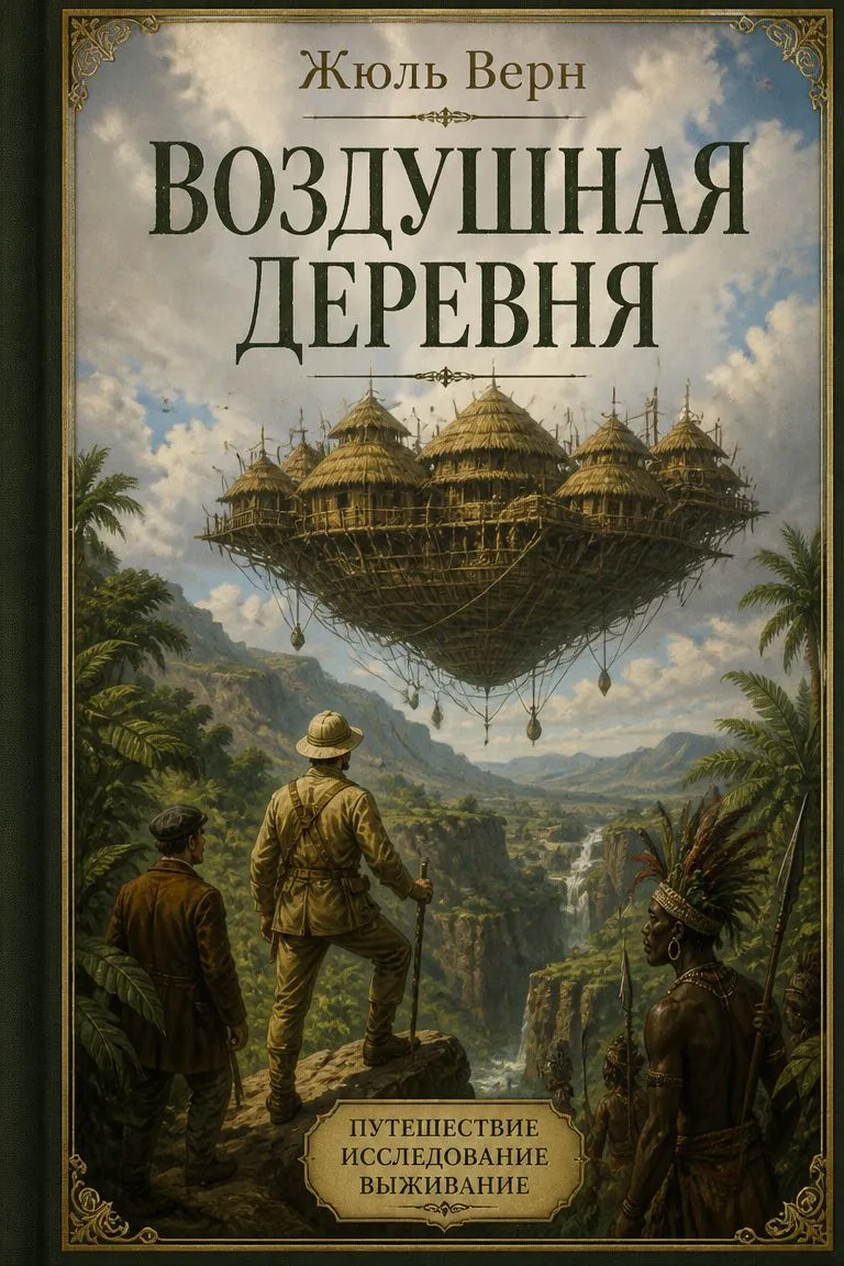 Воздушная деревня — обложка книги