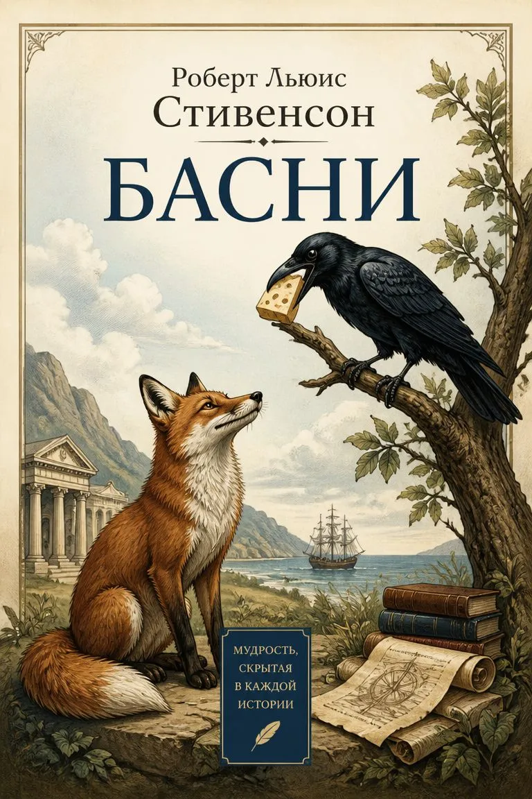 Басни — обложка книги