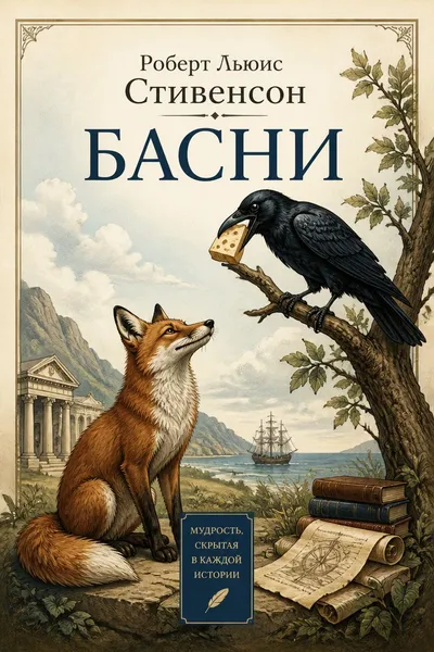 Басни — обложка книги