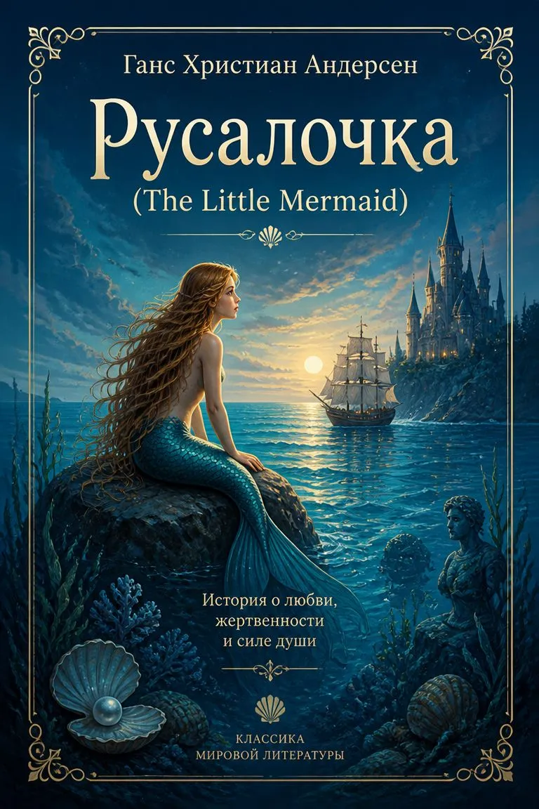 Русалочка (The Little Mermaid) — обложка книги
