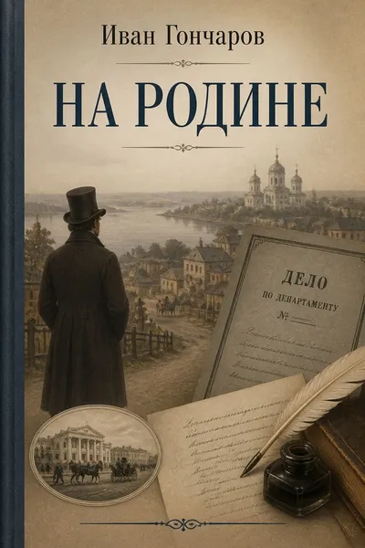 На родине — обложка книги