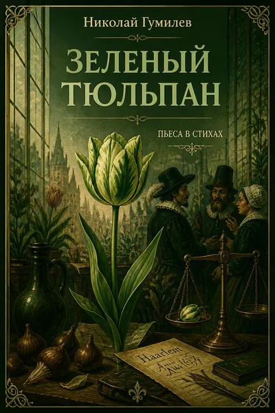 Зеленый тюльпан — обложка книги