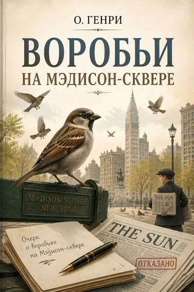Воробьи на Мэдисон-сквере — обложка книги