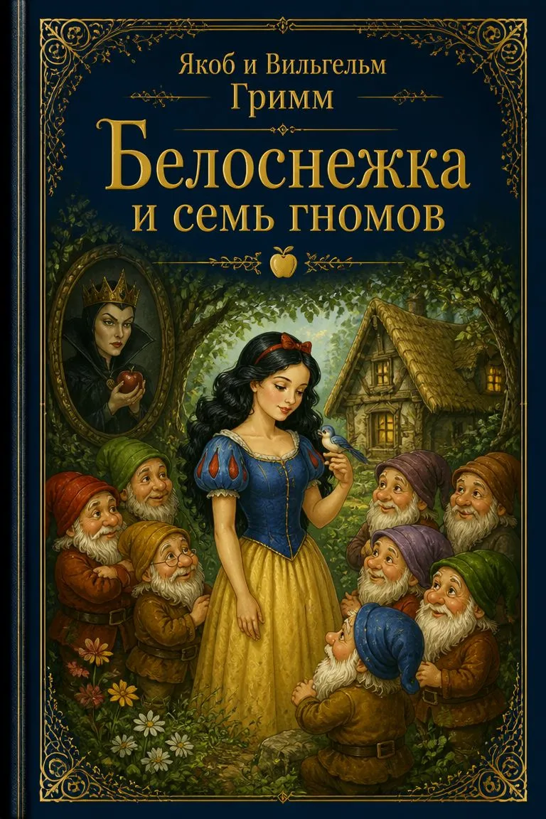 Белоснежка и семь гномов — обложка книги