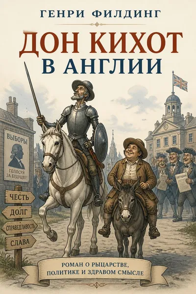Дон Кихот в Англии — обложка книги