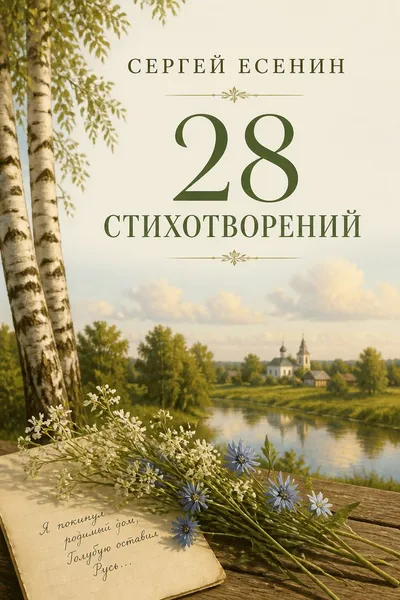 28 стихотворений — обложка книги