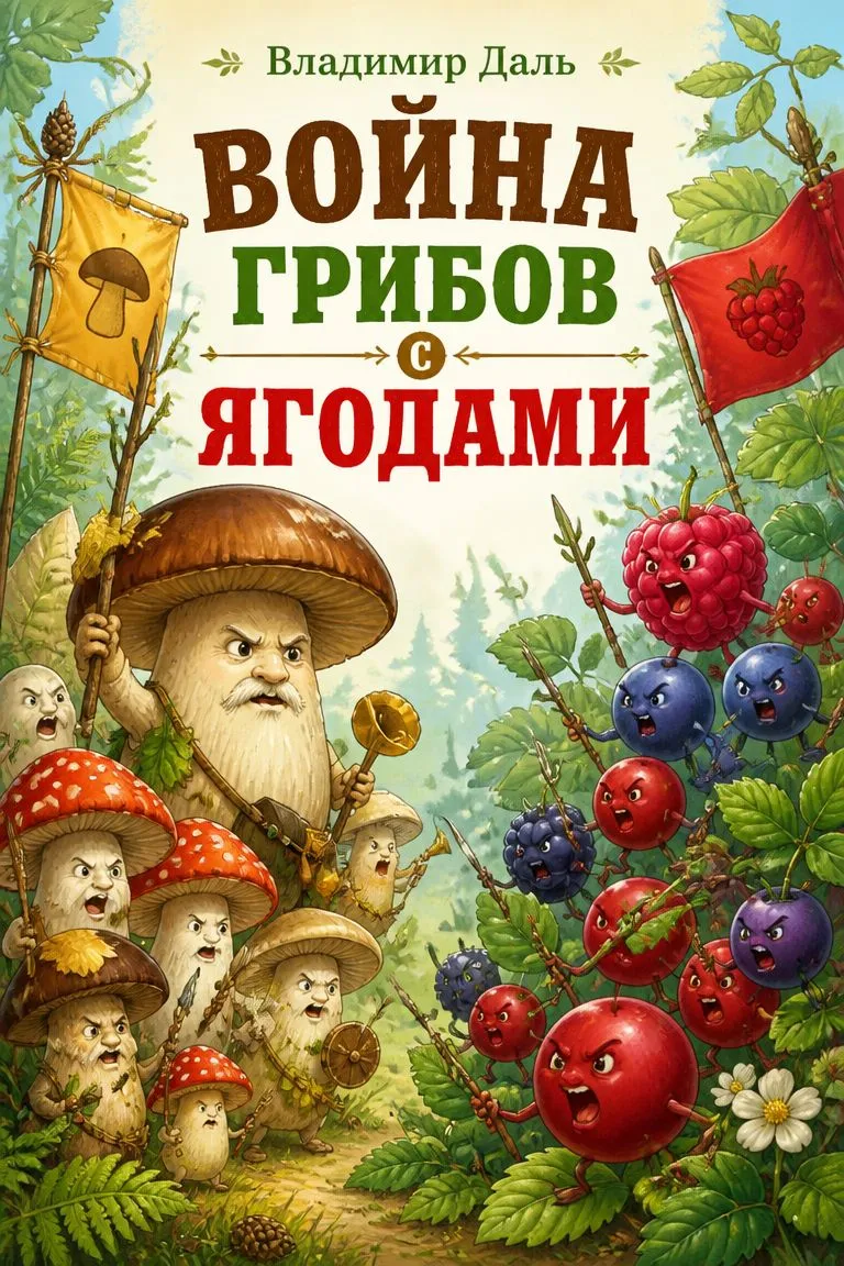 Война грибов с ягодами — обложка книги