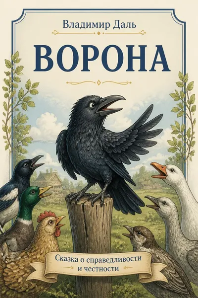 Ворона — обложка книги