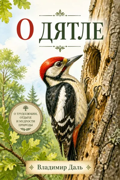 О дятле — обложка книги