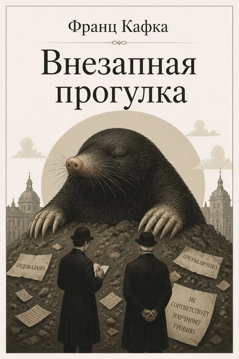 Внезапная прогулка — обложка книги