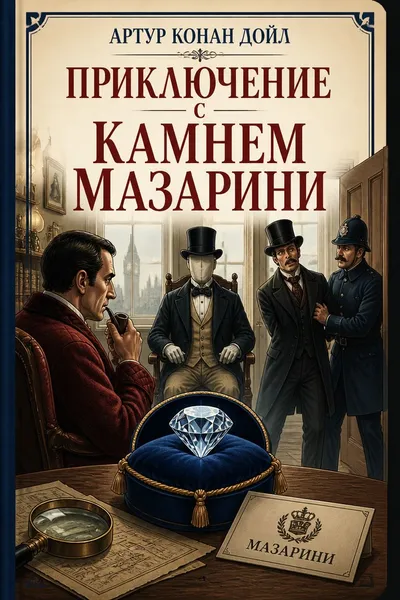 Приключение с камнем Мазарини — обложка книги
