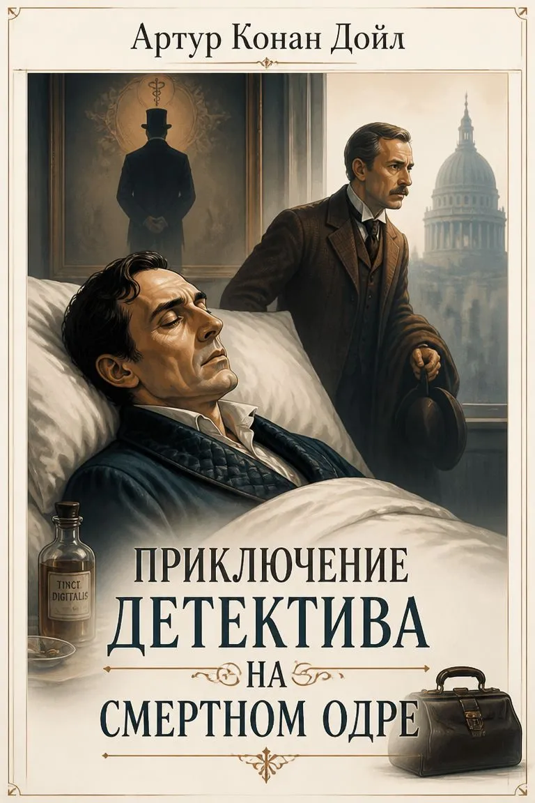 Приключение детектива на смертном одре — обложка книги