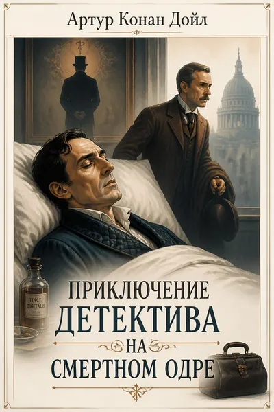 Приключение детектива на смертном одре — обложка книги