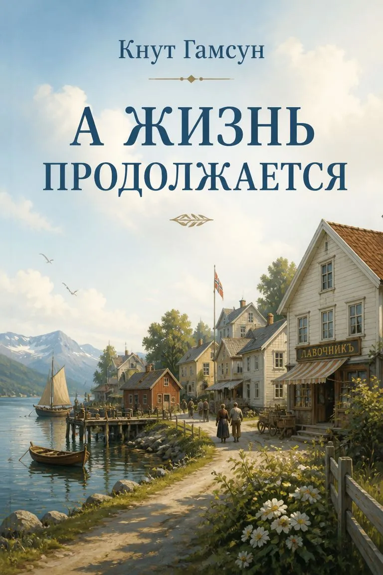 А жизнь продолжается — обложка книги