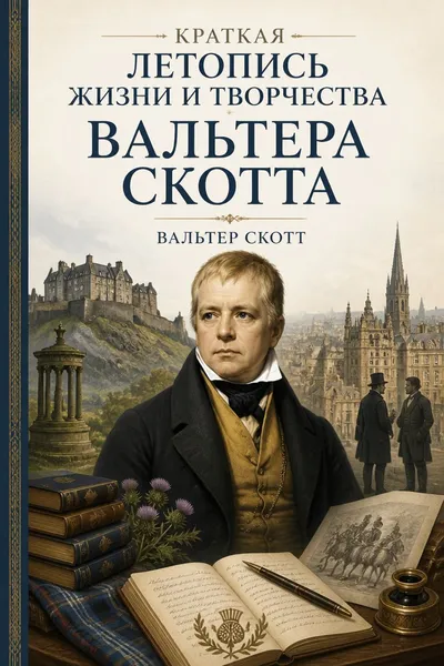 Краткая летопись жизни и творчества Вальтера Скотта — обложка книги