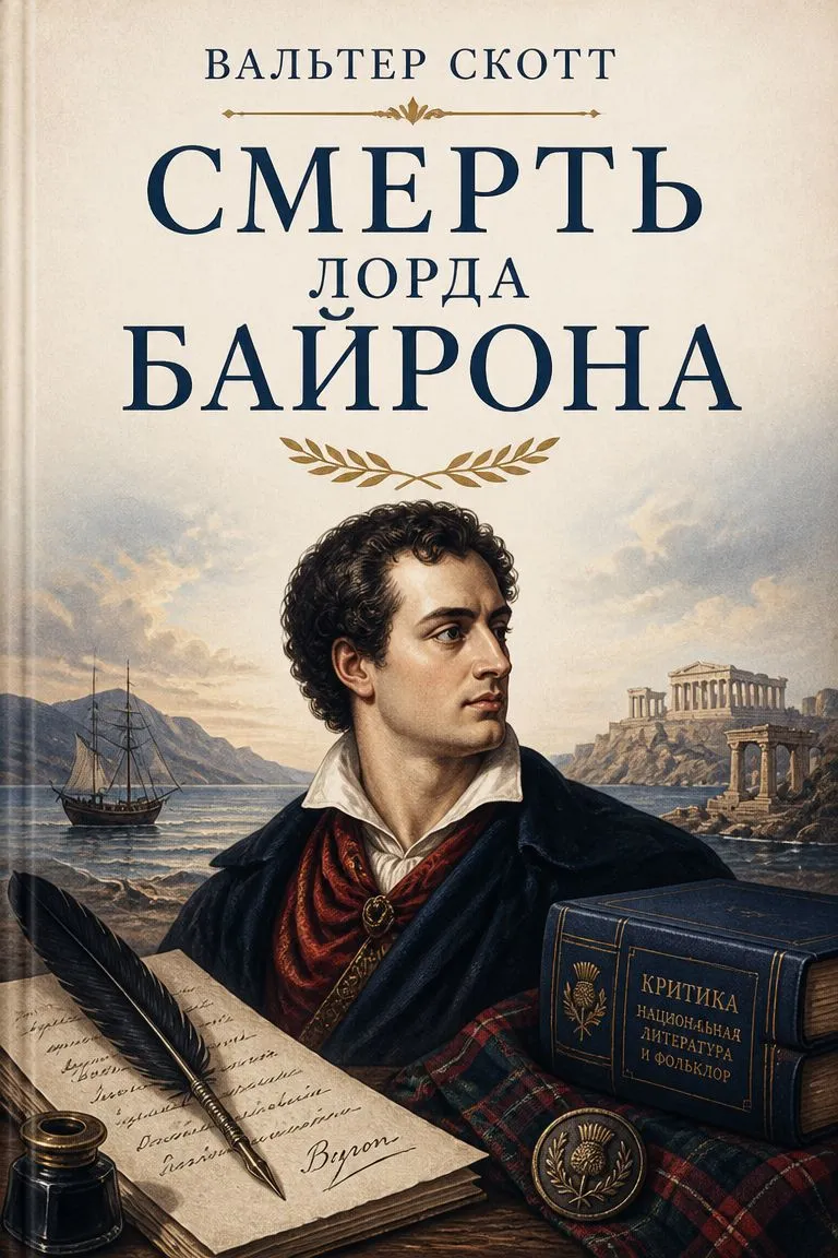 Смерть лорда Байрона — обложка книги