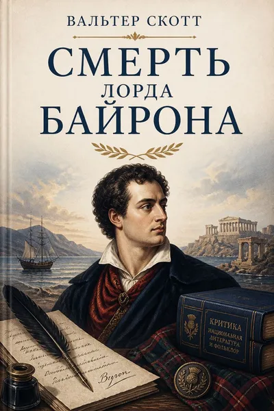 Смерть лорда Байрона — обложка книги