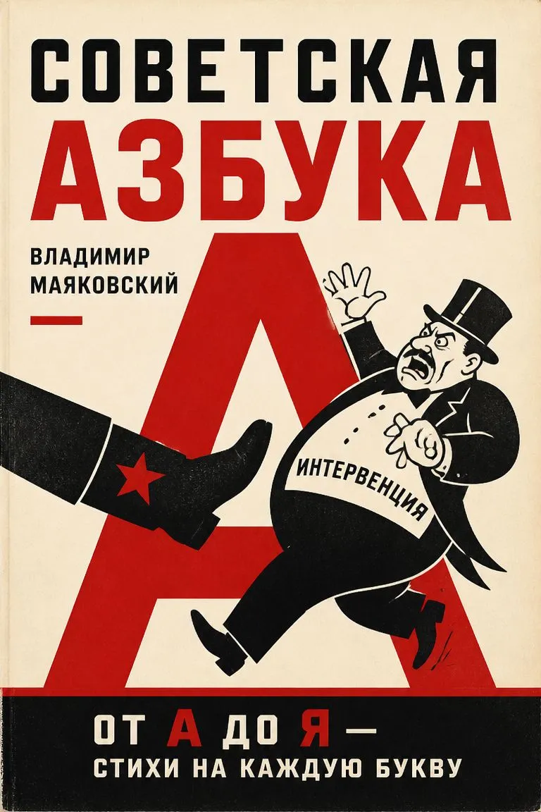 Советская азбука — обложка книги