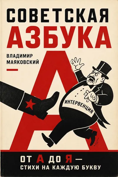 Советская азбука — обложка книги
